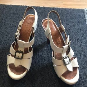 White leather sandals from Chie Mihara